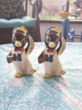 Vintage Ceramic Penguin Salt & Pepper Shakers